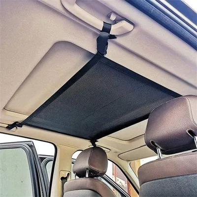 Obrázek produktu pro 78 x 53 cm organizér do auta na střechu, vysoká elastická síť, nylonová taška pro SUV a nákladní vozy
