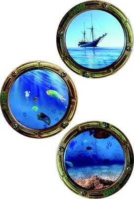 Produktbild von AG Design Wandstickers Seeblick, 42.5 x 65 cm