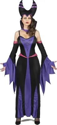 Produktbild von Magierin Damen-Kostüm schwarz-lila - L