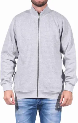 Produktbild von Herren Jacke für Hausanzug, Sportanzug oder Jogginanzug Oberteil ; grau , XL