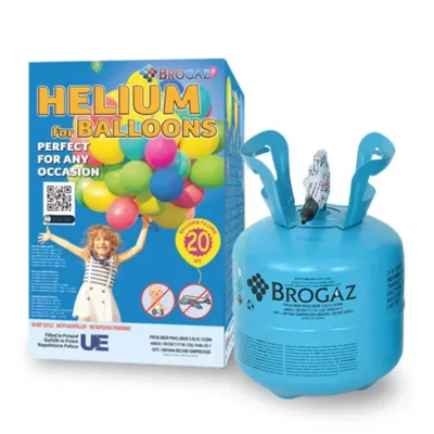 Produktbild von FORTENA Ballongas (Helium) in 5L Flasche – Set für ca. 20 Ballons