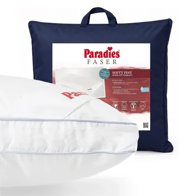 Produktbild von Paradies Kopfkissen Softy fest 80x80 hohes Bauschvolumen Außensteg