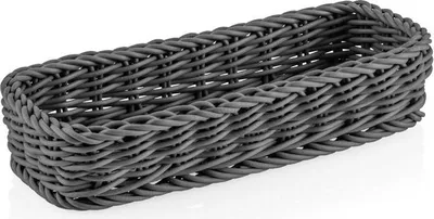 Produktbild von Besteckkorb Weaver Pro Systemkörbe, 27 x 10 x 5 cm, grau, Polypropylen, BPA frei