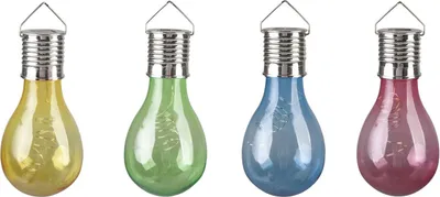 Produktbild von LED-Solarlampe - ca. 7,5 x 15 cm - 1 Stück