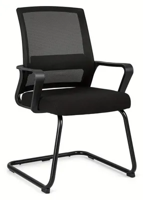 Zdjęcie produktu dla Ergonomiczne krzesło biurowe - krzesło do biura - krzesło konferencyjne - krzesło dla gości - krzesło robocze - z podparciem lędźwiowym