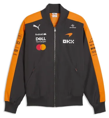 Produktbild von McLaren F1 Puma Bomberjacke Team 2026 Orange/Anthrazit