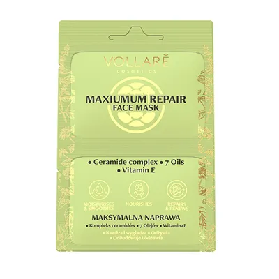 Image de Masque visage Vollare réparation maximale, 2x5ml