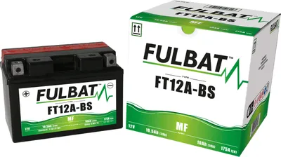 Zdjęcie produktu dla Akumulator FULBAT FUL MF - FT12A-BS / YT12A-BS (suchy, bezobsługowy, kwas w zestawie)