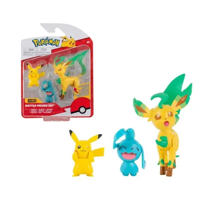 Obrázok produktu pre Pokémon Pokémon Select Battle Action Pikachu Isso Folipurba Set 4-8cm groß Neu