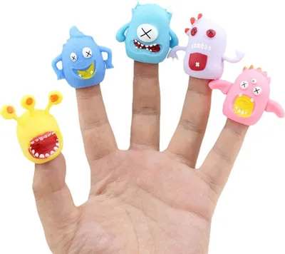 Produktbild von Fingerpüppchen Kleine Monster, 25-tlg.