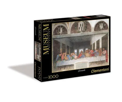 Obrázok produktu pre Museum Collection: Leonardo - Das Abendmahl (1000 Teile) - Clementoni 31447 - (Spielwaren / Puzzle)