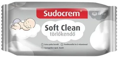 Obrázek produktu pro Dětské vlhčené ubrousky "Soft Clean", 55 ks, SUDOCREM 32026755