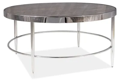 Produktbild von Couchtisch Wohnzimmertisch Aurora B 82x82x40cm Marmor Chrom