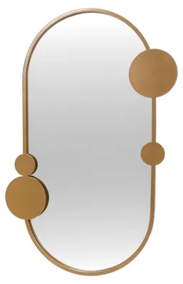 Produktbild von Wandspiegel SAANA mit geometrischen Verzierungen, 50 x 76 cm