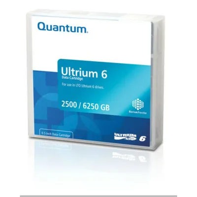 Produktbild von Quantum MR-L6MQN-01, Leeres Datenband, LTO, 2,5 TB, 6,25 TB, Schwarz, Grau, 1,26 cm