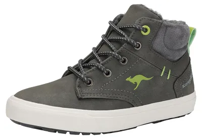 Produktbild von KangaROOS Kavu X High-Top Kinder Sneaker Uni grau gefüttert Winterschuhe, Schuhgröße:30 EU
