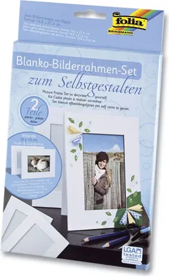 Image de folia Kit de cadres en carton 10 x 15 cm blanc