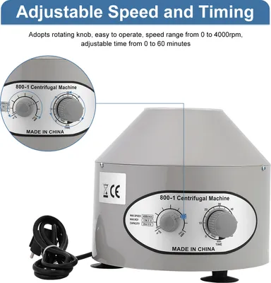 Produktbild von 1pc Desktop elektrische Labor Zentrifuge Labor medizinische Praxis 4000rpm 6x20ml