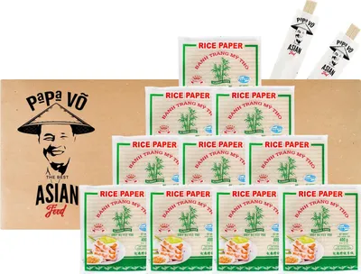 Produktbild von Bamboo Tree Reispapier Quadrat 10x400g (für Sommerrollen Goi Cuon)