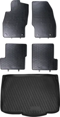Produktbild von Gummi Kofferraumwanne + Fußmatten Set für Opel Corsa E, Bj. 2014-2019