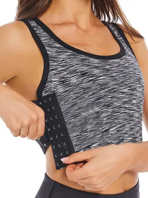 Immagine prodotto di Correttore posturale per donna - Traspirante e regolabile - Grigio chiaro