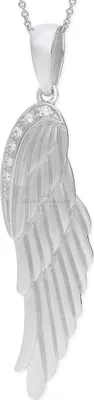 Produktbild von Kettenanhänger Silber 925 Zirkonia Flügel JL10-02-0947 JuwelmaLux