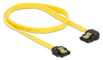 Productafbeelding van Delock SATA 6 Gb/s kabel, mannelijk/vrouwelijk, metalen, 50 cm