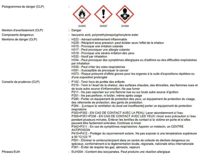 Image de Mousse Polyuréthane de Collage d'Isolation Manuelle Alsamousse M - 750 ml - D-Work
