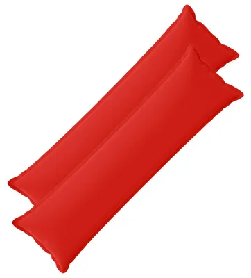 Image de vidaXL, 2 housses de coussin, HOUTEN, rouge, 40 x 145 cm, polyester