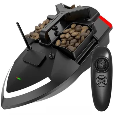 Zdjęcie produktu dla Łódka Zanętowa iUni V801, Pojemnikami, Pojemność 2kg, 500m, 12000mAh, 10km/h, Zdalne sterowanie 2.4GHz