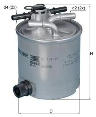 Image de Filtre à carburant KNECHT KL 404/16