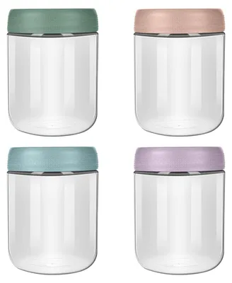 Produktbild von Elzusha – Set aus 4 Behältern zur Aufbewahrung von Babynahrung mit luftdichten Deckeln