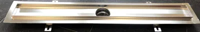 Produktbild von Aco Flexdrain E Douchegoot 78,7x8,7 cm RVS
