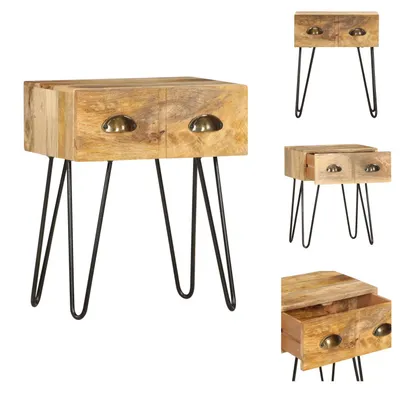 Produktbild von vidaXL Nachttisch 40x30x50 cm Mango Massivholz -  Nachttische