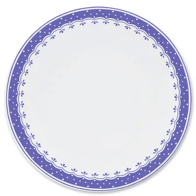 Zdjęcie produktu dla Talerz płytki, 26 cm, HyggeLine, niebieski, Leander, czeska porcelana Bez monogramu