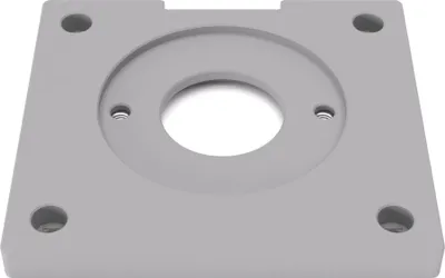 Produktbild von PRIWAS Grundplatte/Adapterplatte für Kopierhülsen passend für Bosch GKF 600 | Gleitplatte passend für Bosch Kantenfräsen
