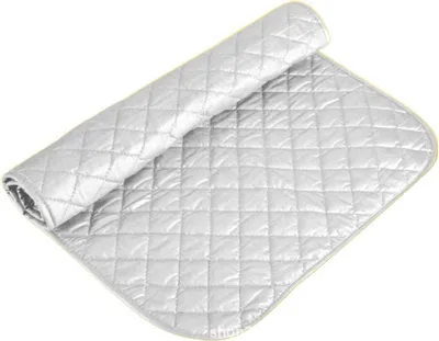 Produktbild von INF Tragbare Hitzebeständige Bügelmatte, 48x86cm Faltbare Baumwoll Bügelunterlage