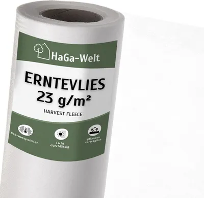 Produktbild von Erntevlies 23g/m² – Frostschutz für Frühbeete – 6,3 m