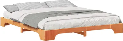 Obrázok produktu pre Rám postele Hnedá 180 x 210 cm Masívne borovicové drevo