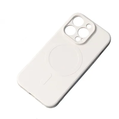 Produktbild von Hlle HQWear Silikonhlle MagSafe fr iPhone 14 Plus, beige