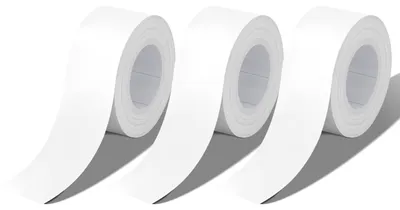 Etikettierband 15mm x 4m, wasserdicht, 3 Rollen, für Thermodrucker