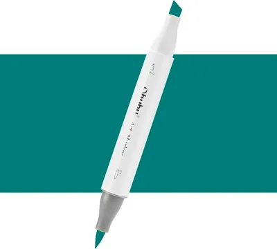Zdjęcie produktu dla Brush & Chisel dwustronny marker alkoholowy OHUHU, BG7 Forest Green