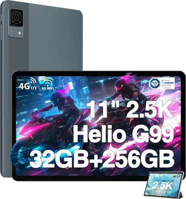 DOOGEE T30 Ultra Tablet 11 Inch, 32GB RAM + 256GB ROM/2TB TF Android Tablet, Helio G99 Octa-Core Gaming 8580mAh 2.5K Display PC/4G Dual SIM Tablet/5G