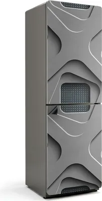 Zdjęcie produktu dla Abstrakcyjny wzór 3D - Magnetyczna osłona lodówki - Folia dekoracyjna magnetyczna do kuchni - Magnes na lodówkę deco - Samoprzylepna tablica magnetyczna - Folia magnetyczna na drzwi lodówki - 60x190 cm