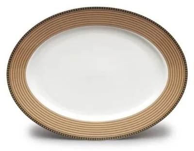 Produktbild von Thun 1794 Ovale Schale, 36 cm, Saatperlen, Porzellan Thun