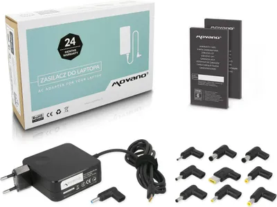 Image de Adaptateur secteur USB-C chargeur 65W universel + 10 prises pour ordinateur portable
