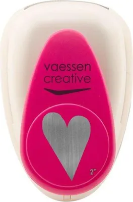 Produktbild von Vaessen Creative | Motivstanzer Herz 4 Groß 43x30mm