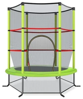 Immagine prodotto di Trampolino con rete di sicurezza per bambini fino a 135 kg