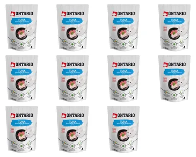 Produktbild von Ontario Beutel Thunfisch in Brühe 80g / Packung 11 Stk.