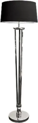 Immagine prodotto di Casa Padrino lampada da terra argento / nero Ø 30 x H. 155 cm - Mobili Soggiorno